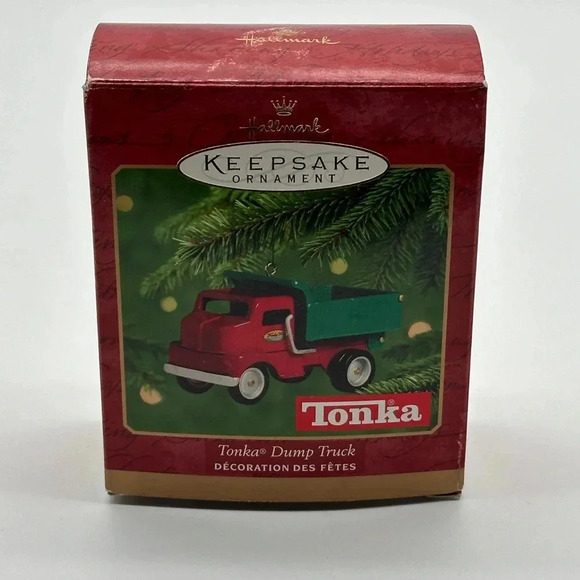 Hallmark Keepsake Ornament in Box 2000 Tonka Series Dump Truck Metal Christmas - Picture 1 of 11